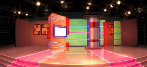 TV Show Stage - Background Commission by zeedox on Newgrounds