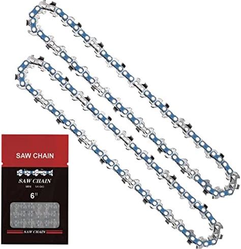 Amazon Saker 6 Inch Mini Chainsaw Chain Replacement 2 Pcs Chains