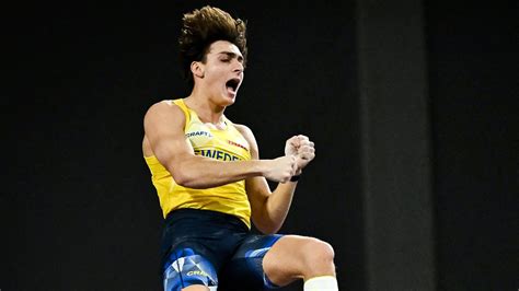 Athlétisme Armand Duplantis établit un nouveau record du monde de