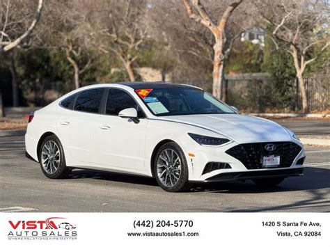 Used White Hyundai Sonata For Sale Cargurus