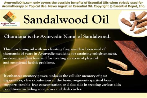 Ayurvedic Health Benefits Of Sandalwood Oil Essential Oil