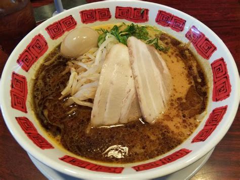 『チャーシューと黒マー油の味噌ラーメン ＋ドリンクバー』バーミヤン 伊那日影店のレビュー ラーメンデータベース