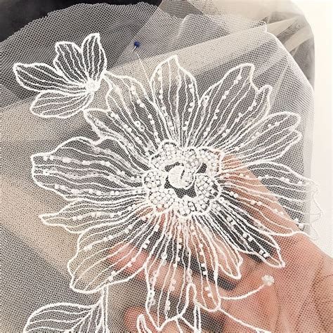 Pc Embroidered Patches Peony Embroidered Patch Applique Embroidered