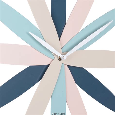 Wall Clock Karlsson Bloom Multicolor | Karlsson KA5945MC