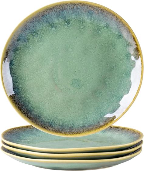 Amazon Henten Home Ceramic Dessert Plates Irregular Shape Salad