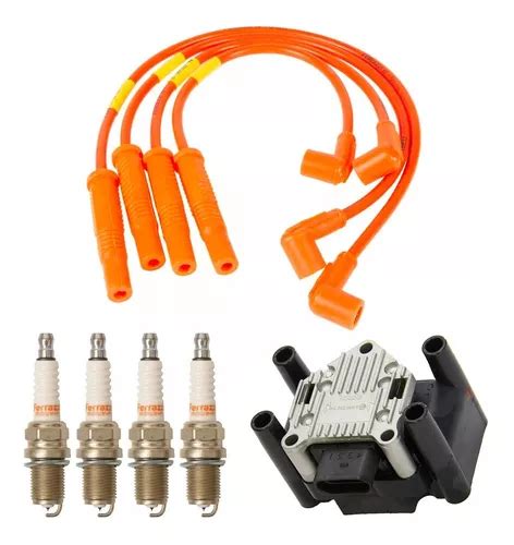 Kit Bobina Bosch Cable Y Bujia Ferrazzi Fox Suran Gol Trend