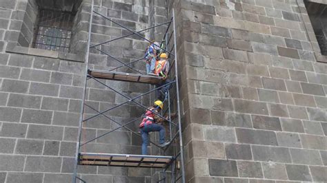 Ayuntamiento De Puebla Pone En Marcha Mantenimiento A La Catedral