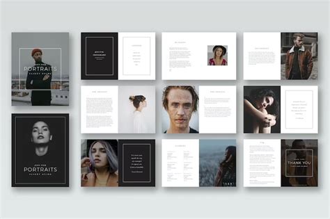 Portrait Photography Magazine Template Portrait Photographer Etsy