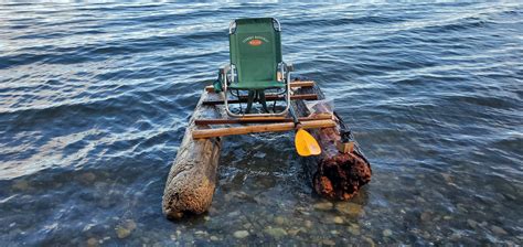 Driftwood raft - Elkinsdiy