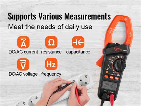 Vevor Stromzange A True Rms Zangenmultimeter Counts