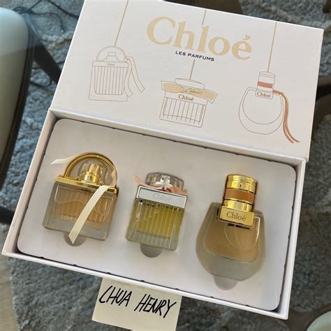 Original Chloe Les Parfum Women S Perfume Minyak Wangi Gift Box Set For