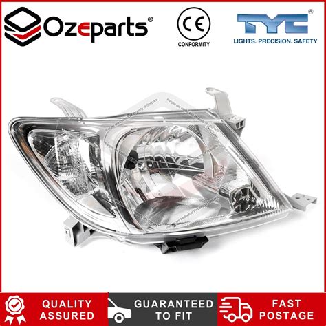 Set Pair LH RH Head Light Lamp For Toyota Hilux Ute 2008 2012 2WD 4WD