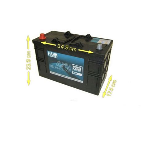 BATTERIA TRATTORE CAMION FIAMM 110Ah 850A 12V RST ENERGYCUBE CBX 110