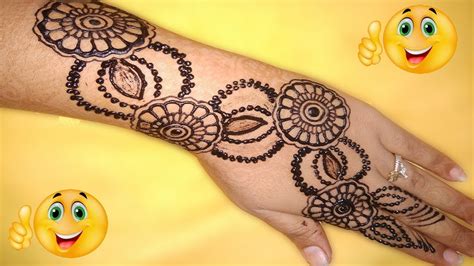 Unique Floral Mehndi Design Upper Side Hand Mehndi Design Easy And