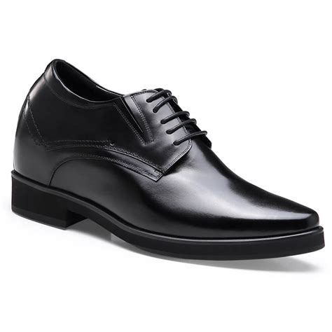 Cm Inches Taller Formal Height Increasing Shoes Black Tall