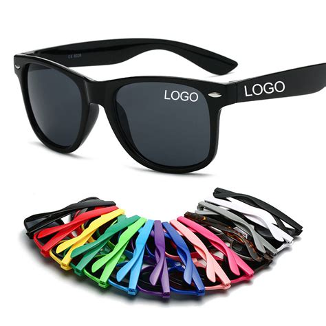 Wholesale Bulk Promotional Men Women Pc Frame Pc Lens Customer Custom Print Logo Shades Sun