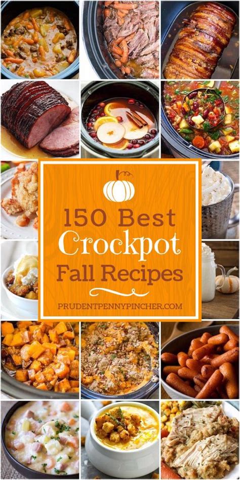 150 Best Fall Crockpot Recipes Recipes Fall Crockpot Recipes