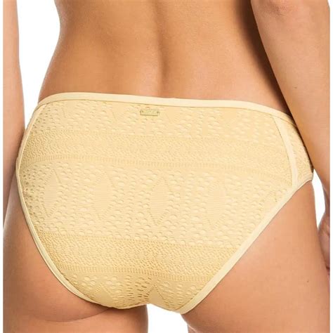 Bas De Bikini Jaune Femme Roxy Sweet Wildness Espace Des Marques