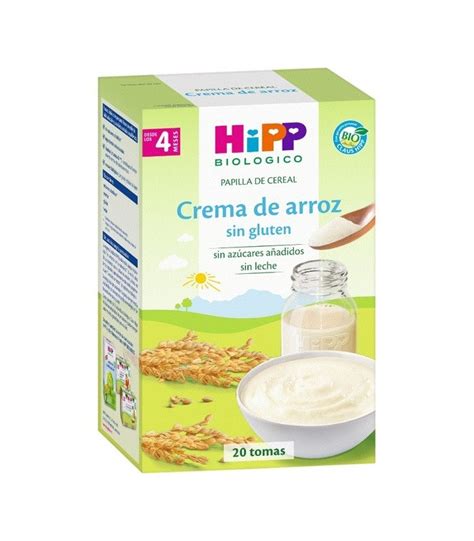 Comprar Hipp Papilla Crema De Arroz Sin Gluten Bio G A Precio De Oferta