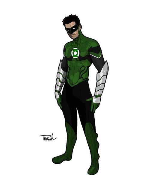 Green Lantern Redesign By Tsbranch On Deviantart Green Lantern Green