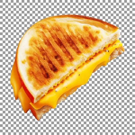 Délicieux Sandwich Au Fromage Fondu Isolé Sur Fond Transparent PSD