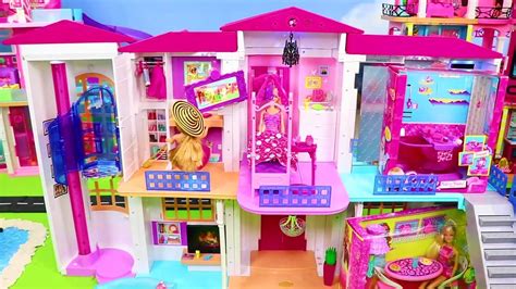 Bonecas Da Barbie Casa Dos Sonhos Mattel Rosa Dolls Dreamhouse Toys