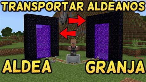 Como Transportar Aldeanos En Minecraft Mover Aldeanos Muy