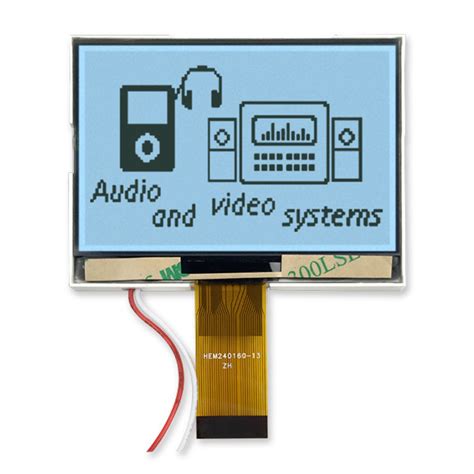 Cog X Lcd Graphic Display Module Fstn Positive V Muc