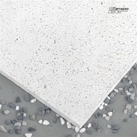 Терраццо Super White | мозаичная плитка из натурального мрамора