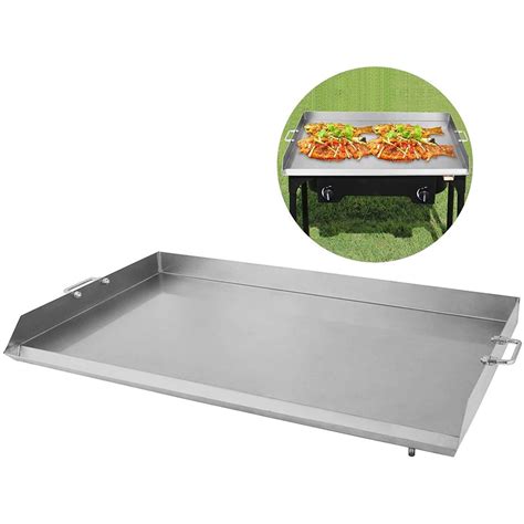 Vevor 36 X 22 Stainless Steel Universal Flat Top Griddle With