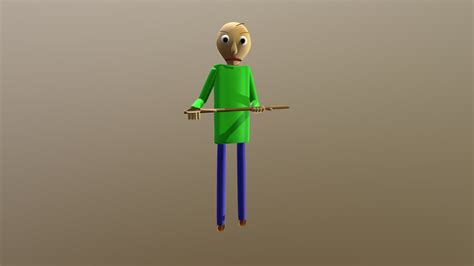 Baldi Model! (Downloadable) - Download Free 3D model by ...