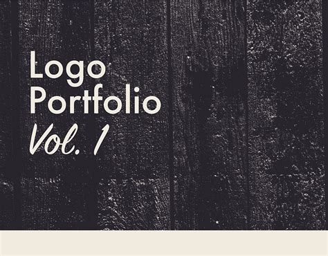 Logo Portfolio Vol. 1 on Behance