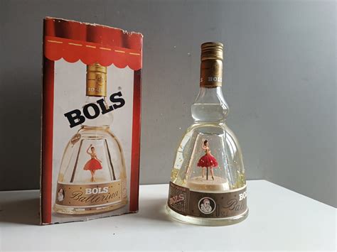 Rare Musical Liqueur Sealed Bottle Ballerina Bols With Full Liquor And