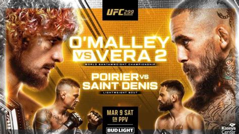 Le salaire des combattants de l UFC 299 dévoilé Benoît Saint Denis