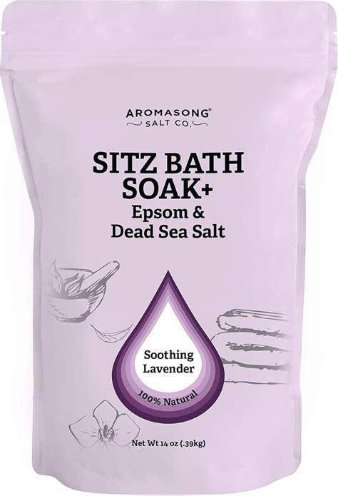 All Natural Sitz Bath Soak With Epsom Salt Made In Usa For Off