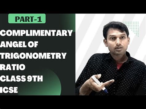 Class 9th Icse Complimentary Angel Of Trigonometry Ratio YouTube