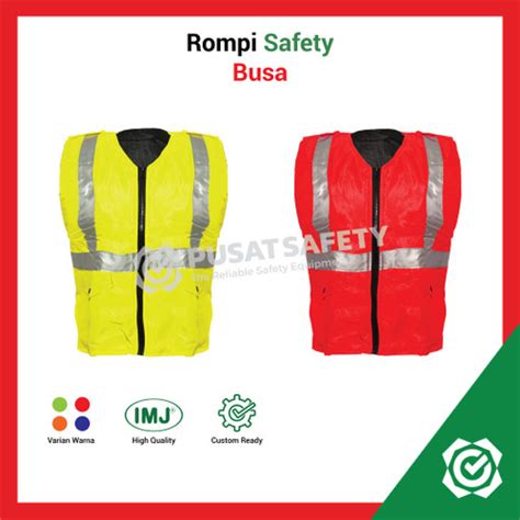 Jual Rompi Kerja Safety Busa Imj Hijau Stabilo Jakarta Barat