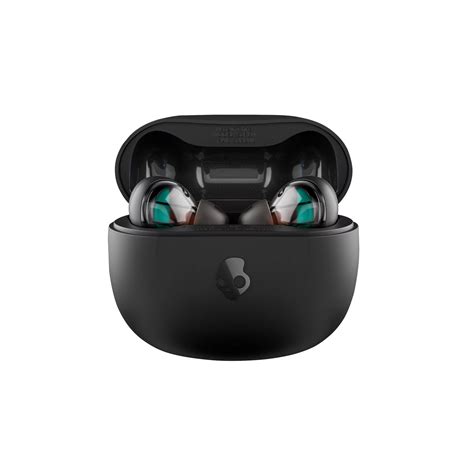 Skullcandy Rail True Wireless Earbuds With Skull Iq Black Bjs