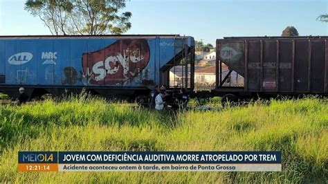 Jovem Defici Ncia Auditiva Morre Atropelado Por Trem Enquanto