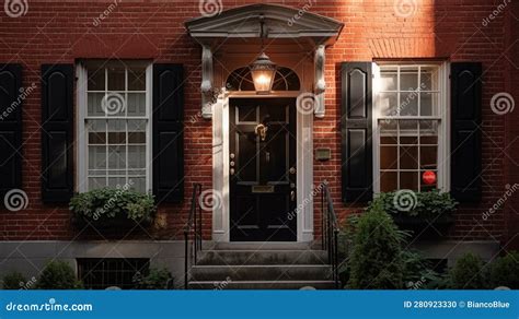 Home Architecture Design in Victorian Style with Turret Stock Photo ...