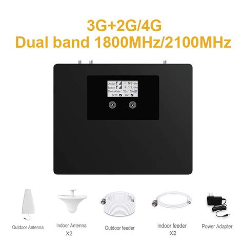 Dual Band Mobile Signal Amplifier Booster Dcs Lte Wcdma Cell Phone