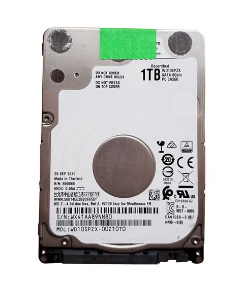 WD10SPZX-OOZ1OTO Western Digital Hard Drive