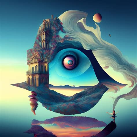 Surreal Art Generative AI Illustration Digital Art By Miroslav Nemecek