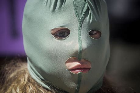 Masked Supporter Russian Music Group Pussy Editorial Stock Photo Stock Image Shutterstock