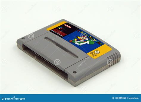 Cartucho De Juego Estupendo Del Sistema SNES Del Entretenimiento De