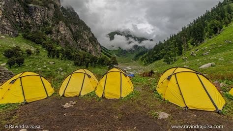 Beautiful Campsite Of Jobra With Breathtaking Valley View Hampta Pass