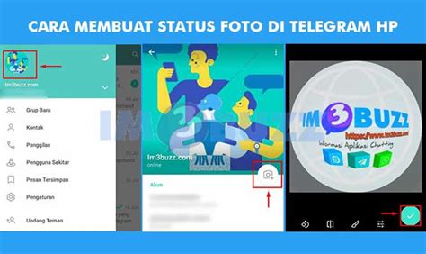 Cara Membuat Status Di Telegram Hp Pc