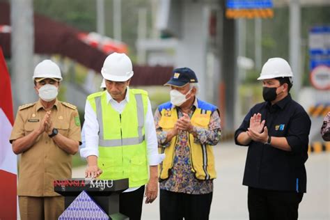 Pemprov Alhamdulillah Tol Pekanbaru Bangkinang Diresmikan Presiden