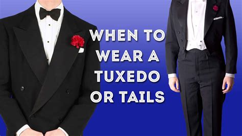 When To Wear A Tuxedo Or Tails Proper Black Tie And White Tie Events