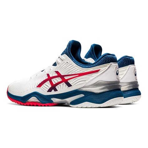 Buy Asics Court Ff 2 All Court Shoe Men White Blue Online Tennis